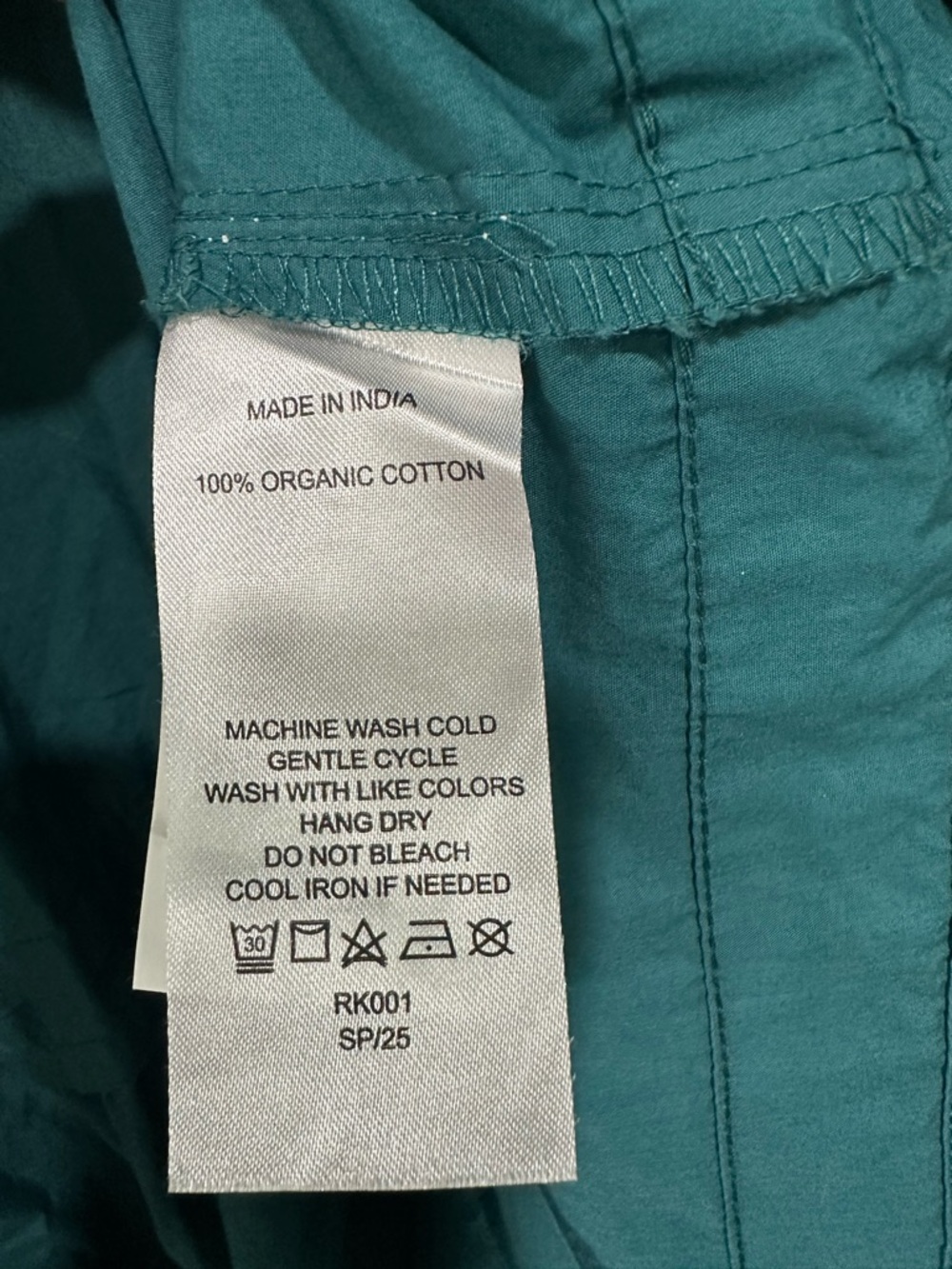 Quince Organic Cotton Poplin Tiered Maxi Dress Green XL Pockets - Picture 6 of 10